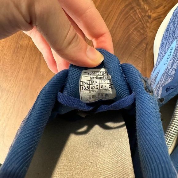 Womens Brooks Launch 7 Blue Athletic Running Sneakers Shoes Size 10.5 B GUC - Picture 8 of 8